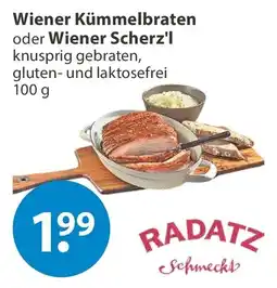 V Markt Wiener Kümmerlbraten oder Wiener Scherz'l Angebot