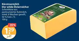 V Markt Kärntnermilch Der wilde Österreicher Schnittkäse Angebot
