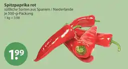 V Markt Spitzpaprika rot Angebot