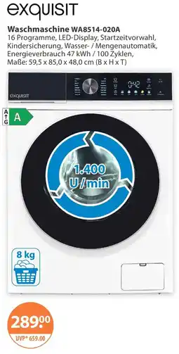 V Markt Waschmaschine WA8514-020A Angebot