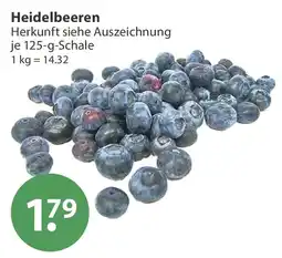 V Markt Heidelbeeren Angebot
