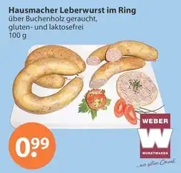V Markt Hausmacher Leberwurst im Ring Angebot