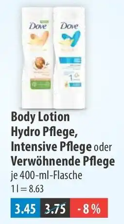 V Markt Dove Body Lotion Hydro Pflege Angebot
