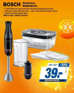 expert Techno Land BOSCH Stabmixer MSM4B6V2 Angebot