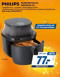 expert Techno Land PHILIPS Heißluftfritteuse NA330/00 XL Angebot