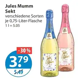 V Markt Jules Mumm Sekt Angebot