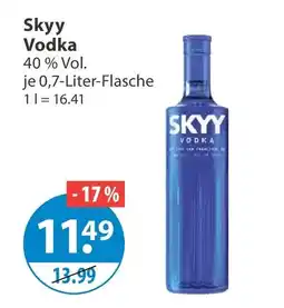 V Markt Skyy Vodka Angebot