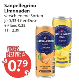V Markt Sanpellegrino Limonaden Angebot