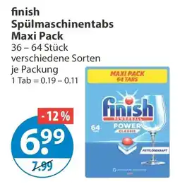 V Markt finish SpülmachineTabs Maxi Pack Angebot