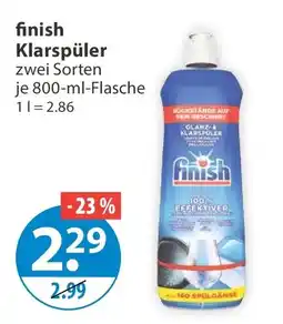 V Markt finish Klarspüler Angebot