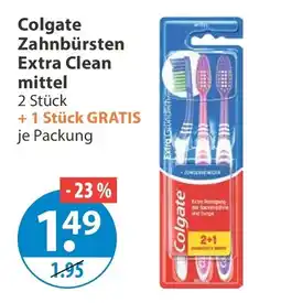 V Markt Colgate Zahnbrüsten Extra Clean mittel Angebot