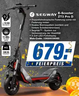 expert Techno Land SEGWAY E-Scooter ZT3 Pro D Angebot