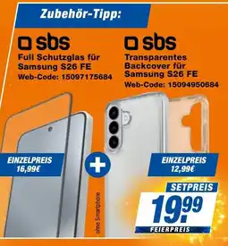 expert Techno Land sbs Full Schutzglas für Samsung S26 FE Angebot