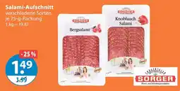 V Markt Sorger Salami-Aufschnitt Angebot