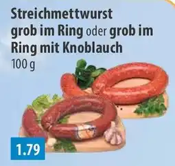 V Markt Streichmettwurst grob im Ring Angebot
