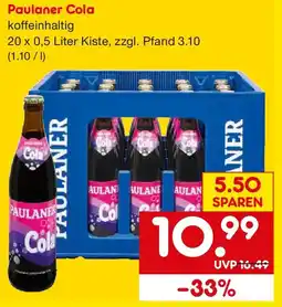 Netto Getränke Discount Paulaner Cola Angebot