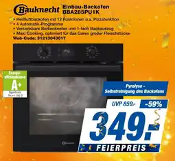expert Techno Land Bauknecht Einbau-Backofen BBA285PU1K Angebot