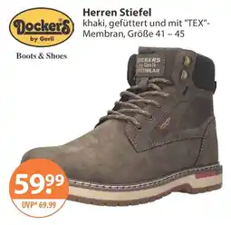 V Markt Herren Stiefel khaki, gefüttert und mit "TEX"-Membran, Größe 41 - 45 Angebot