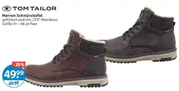 V Markt TOM TAILOR Herren Schnürstiefel Angebot
