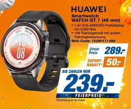 expert Techno Land HUAWEI Smartwatch WATCH GT 7 (46 mm) Angebot