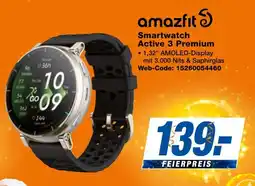 expert Techno Land amazfit Smartwatch Active 3 Premium Angebot