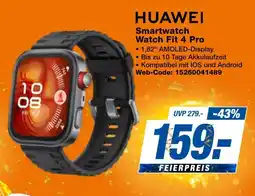 expert Techno Land HUAWEI Smartwatch Watch Fit 4 Pro Angebot