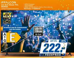 expert Techno Land iFFALCON aus dem Hause TCL 55U65A Angebot
