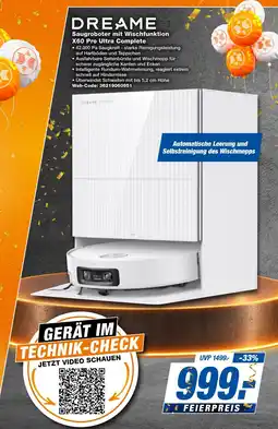 expert Techno Land DREAME Saugroboter mit Wischfunktion X60 Pro Ultra Complete Angebot