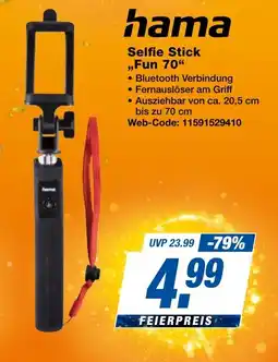 expert Techno Land hama Selfie Stick "Fun 70" Angebot