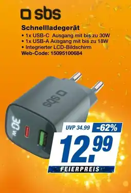 expert Techno Land Schnellladegerät sbs Angebot