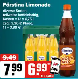 Logo Getränkemarkt Förstina Limonade Angebot