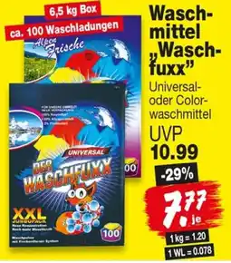 Repo Markt Waschmittel "Waschfuxx" Angebot