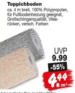 Repo Markt Teppichboden Angebot