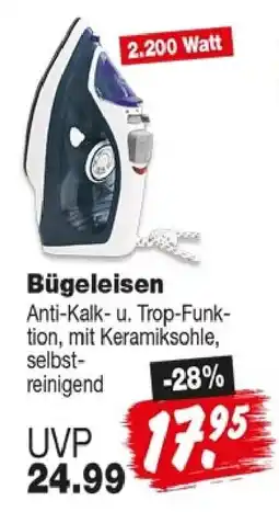 Repo Markt Bügeleisen Angebot