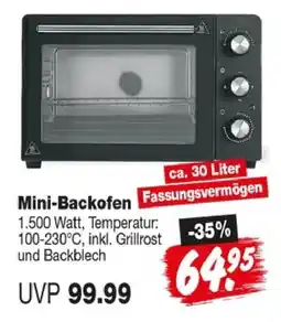 Repo Markt Mini-Backofen Angebot