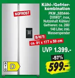 Repo Markt PKM „SBS444-DIXWD“, inox Angebot