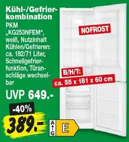 Repo Markt Kühl-/Gefrierkombination PKM Angebot