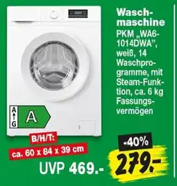Repo Markt Waschmaschine PKM Angebot