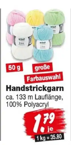 Repo Markt Liso Handstrickgarn Angebot