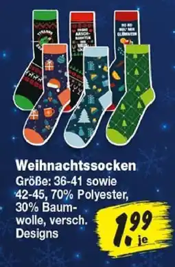 Repo Markt Weihnachtssocken Angebot