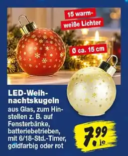 Repo Markt LED-Weihnachtskugeln Angebot
