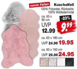 Repo Markt Kuschelfell Angebot