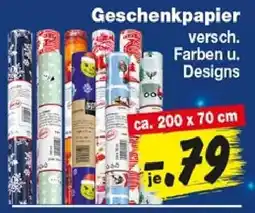 Repo Markt Geschenkpapier Angebot