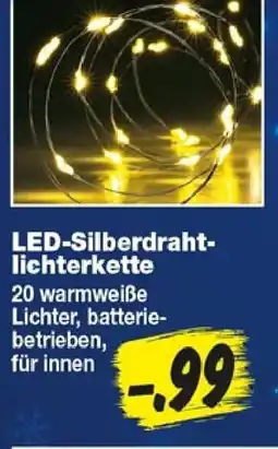 Repo Markt LED-Silberdraht-lichterkette Angebot