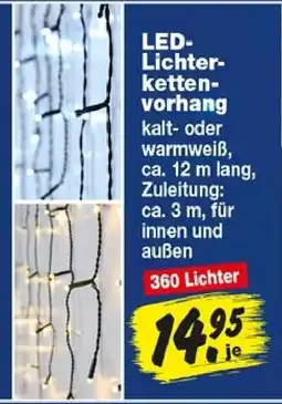Repo Markt LED-Lichterkettenvorhang Angebot