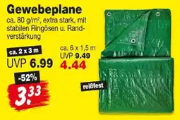 Repo Markt Gewebeplane Angebot