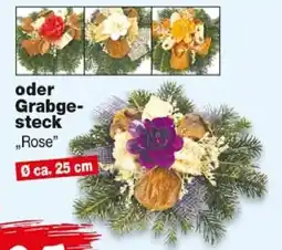 Repo Markt Grabge-steck "Rose" Angebot