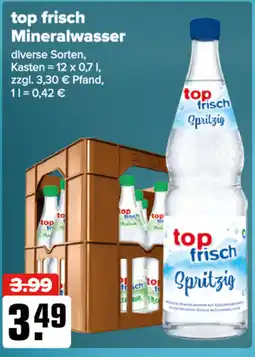 Logo Getränkemarkt top frisch Mineralwasser Angebot