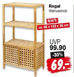 Repo Markt Regal Walnussholz Angebot
