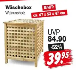Repo Markt Wäschebox Walnussholz Angebot